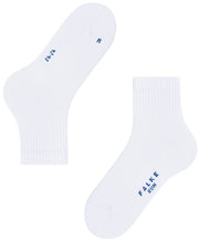Falke Run Rib Short Socks - White
