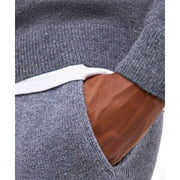 falke-lambswool-half-zip-sweater---heather-dark-grey-35072363