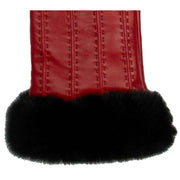 dents-cassie-contrast-stitching-leather-gloves---berry-redblack-34479443