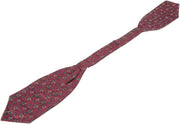 Knightsbridge Neckwear Small Paisley Silk Cravat - Wine