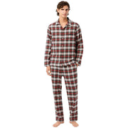 lacoste-plaid-poplin-pyjama-set---ladybird-redwhitegreen-34497328