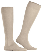 Falke Climawool Knee High Socks - Pebble Mel Beige