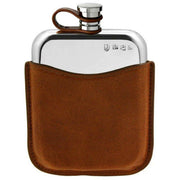 english-pewter-company-6oz-leather-pouch-flexi-cap-purse-flask---silver-34432673