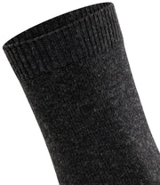 Falke Cosy Wool Socks - Anthracite Mel Grey