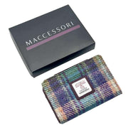 maccessori-harris-tweed-medium-zip-purse---purplegreen-34630507