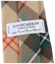Locharron of Scotland Reiver Saskatchewan Tartan Tie - Beige/Black/Red