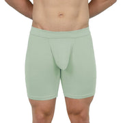 Obviously EliteMan Boxer Brief 6inch Leg - Mint Green
