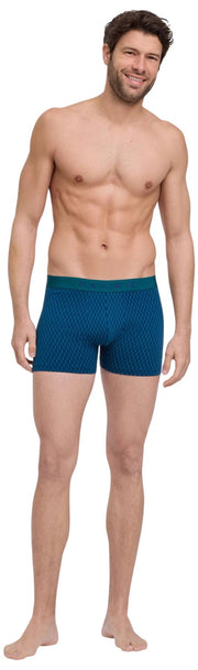 Falke Daily Comfort Printed 2-Pack Boxer Brief - Blue