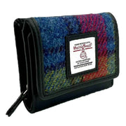 maccessori-harris-tweed-trifold-purse---pinkblue-34630456