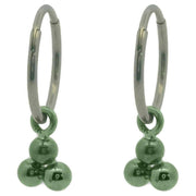 ti2-titanium-triple-bead-charm-hoop-earrings---light-green-34437798