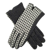 dents-touchscreen-dogtooth-design-gloves---black-34478037