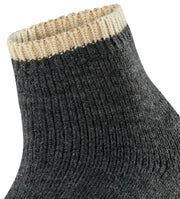 Falke Cosy Plush Socks - Anthracite Melange Grey