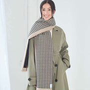 elie-beaumont-dogtooth-check-winter-scarf---blackbrown-35930612