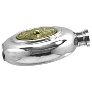 english-pewter-company-6oz-celtic-disc-flask---silvergold-34472397