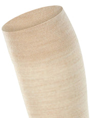 Falke Sensitive Berlin Knee High Socks - Linen Mel Cream