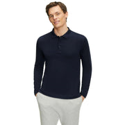 falke-pima-interlock-long-sleeve-polo-shirt---space-blue-35285755