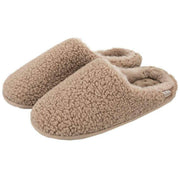 isotoner-borg-swept-back-mule-slippers---mink-beige-34523152