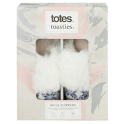 totes-toasties-fair-isle-knit-mule-slippers---blue-34475898