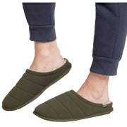 isotoner-sport-quilted-mule-slippers---khaki-green-34523253