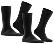 Falke Happy 2 Pack Socks - Black