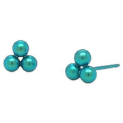 ti2-titanium-small-triple-bead-stud-earrings---kingfisher-blue-34437697