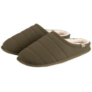 isotoner-sport-quilted-mule-slippers---khaki-green-34523248