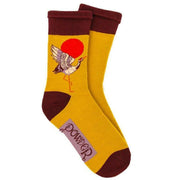 powder-crane-at-sunrise-socks---mustard-yellow-34435505