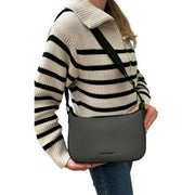 david-jones-long-canvas-effect-shoulder-bag---black-34510937