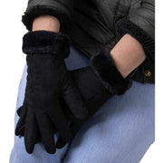 isotoner-one-point-faux-suede-smartouch™-gloves---black-34518334