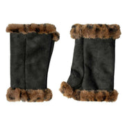dents-fingerless-faux-suede-mittens---animal-brownblack-34478402