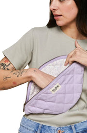 Hindbag Olivia Quilted Bum Bag - Lilac