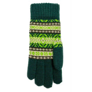 dents-jacquard-fair-isle-knitted-gloves---olive-green-34478383