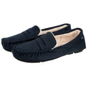 totes-toasties-suedette-moccasin-slippers---navy-34474089