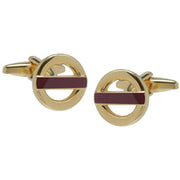 david-van-hagen-the-roundel-cufflinks---burgundygold-34497233