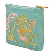 powder-hummingbird-velvet-embroidered-mini-pouch---aqua-blue-34435285