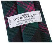 Locharron of Scotland Reiver Baird Modern Tartan Tie - Navy/Dark Green