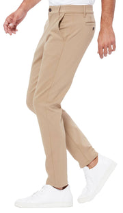 PAIGE Stafford Modern Trousers - Golden Elm Beige