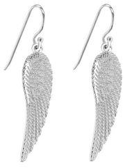 KJ Beckett Wing Drop Earrings - Silver