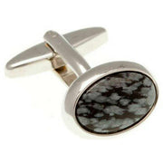 david-van-hagen-snowflake-oval-cufflinks---blackgreysilver-34497216