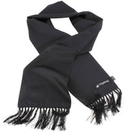 Knightsbridge Neckwear Plain Silk Scarf - Black