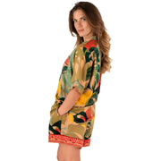 powder-exotic-leaves-short-pyjamas---greenbeigeyellow-35503409