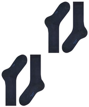 Falke Happy 2 Pack Socks - Dark Navy