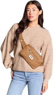Hindbag Harry Rectangular Bum Bag - Cinnamon Brown