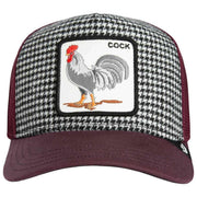goorin-bros-dapper-rooster-houndstooth-trucker-hat---burgundy-35922146