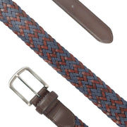 dents-woven-leather-and-cotton-belt---blue-34490485