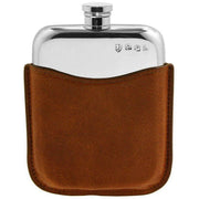 english-pewter-company-6oz-purse-flask-with-pouch---silverbrown-34472418