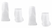 Falke Happy 2 Pack Sneaker Socks - White