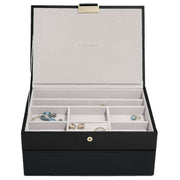 stackers-classic-set-of-2-jewellery-box---black-raffia-34944336