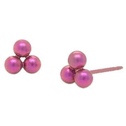 ti2-titanium-small-triple-bead-stud-earrings---pink-34437702