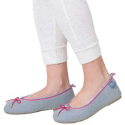 isotoner-herringbone-ballet-slippers---grey-34523145